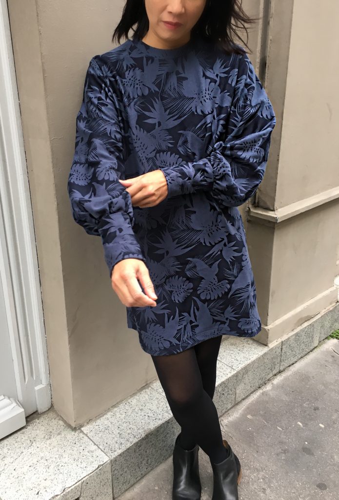 robe sweat Zebre IAM Pattern mode couture 