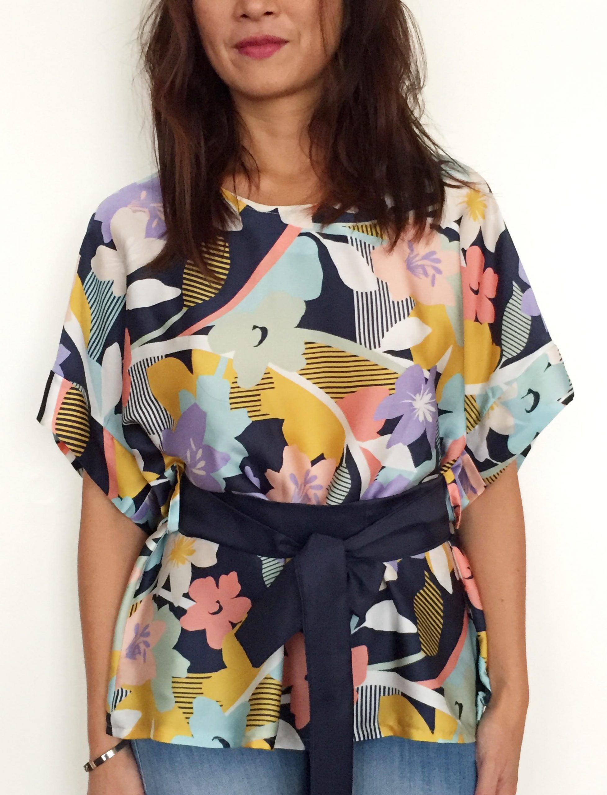 Blouse kimono Sointu – Flowers