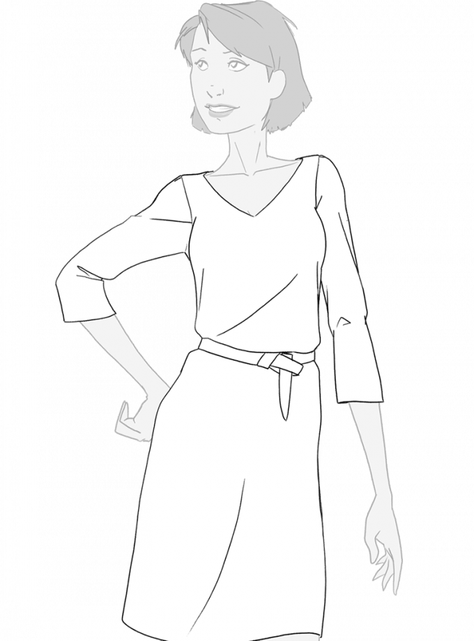 Patron couture Robe & blouse Caméléon