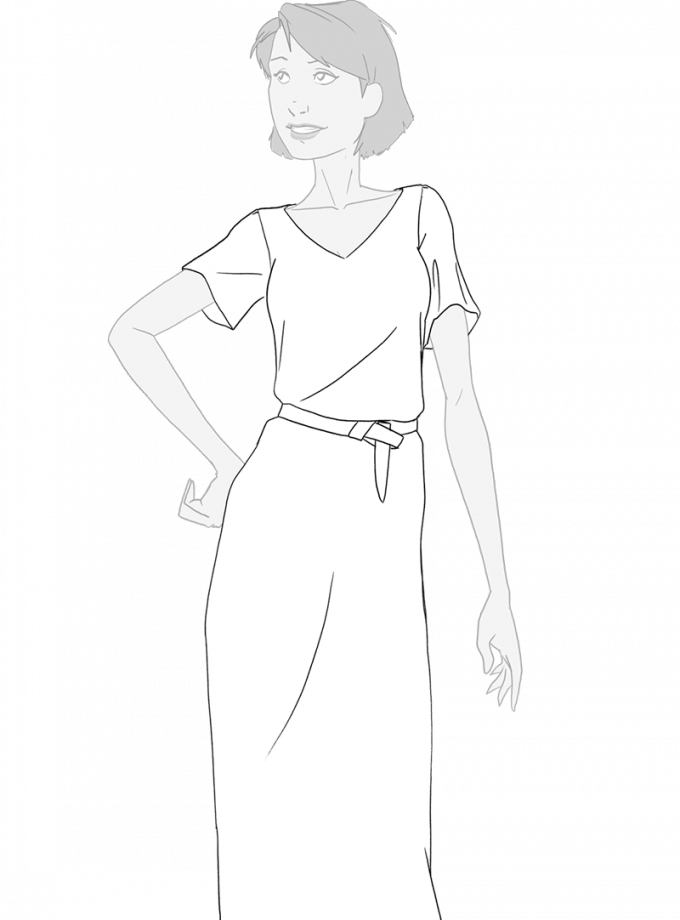 Patron couture Robe & blouse Caméléon