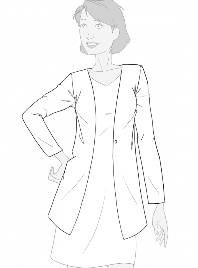 Patron couture Veste Pure