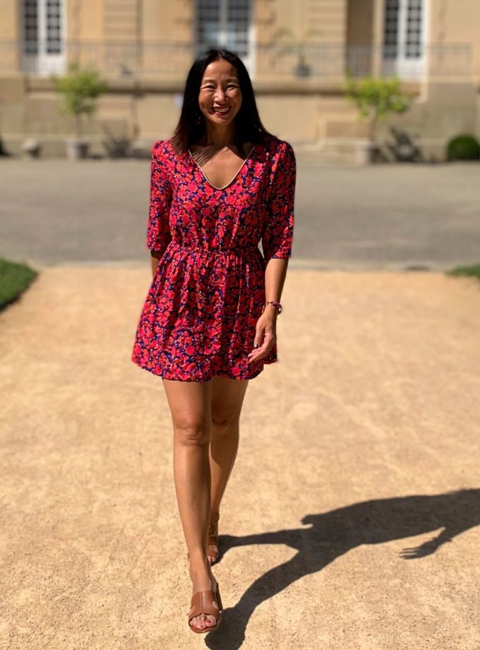 Box couture Robe Caméléon