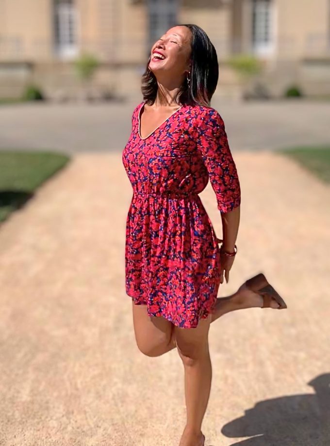 Box couture Robe Caméléon