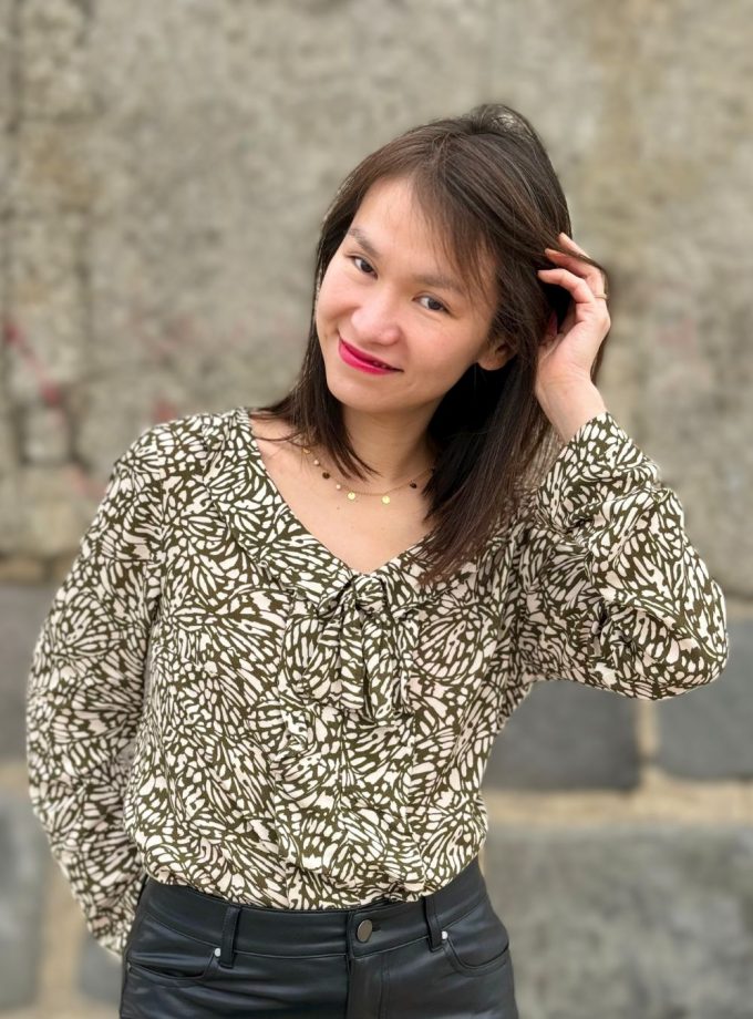 Tissu crêpe viscose BUTTERFLY - Imprimé en France