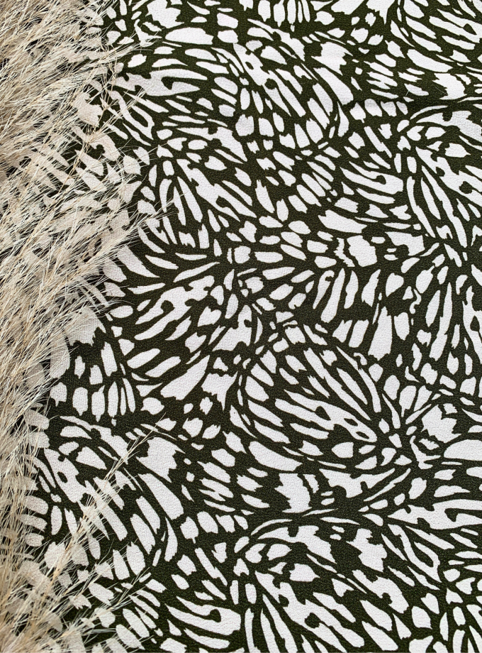 Coupon crêpe viscose BUTTERFY (80 cm)