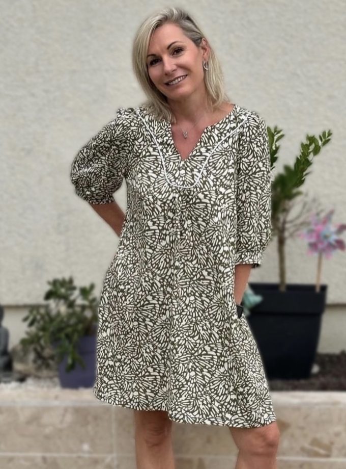 Tissu crêpe viscose BUTTERFLY - Imprimé en France