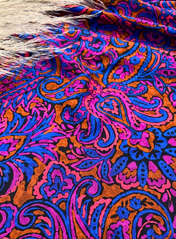 Tissu twill viscose AYURVEDA - Imprimé en France