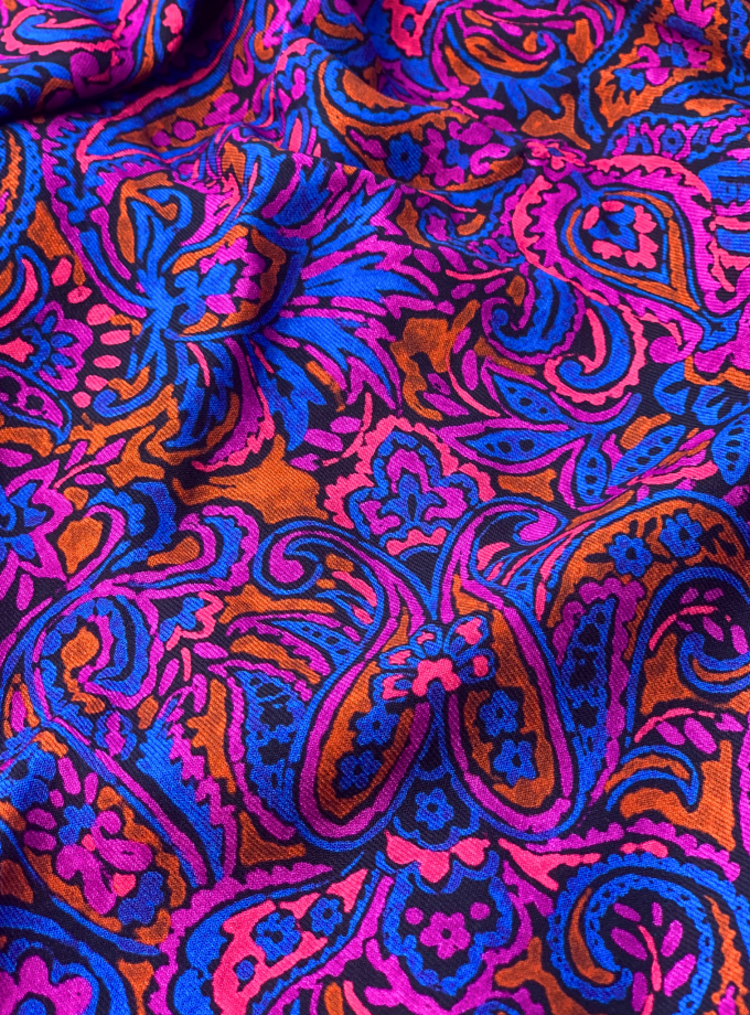 Tissu twill viscose AYURVEDA - Imprimé en France