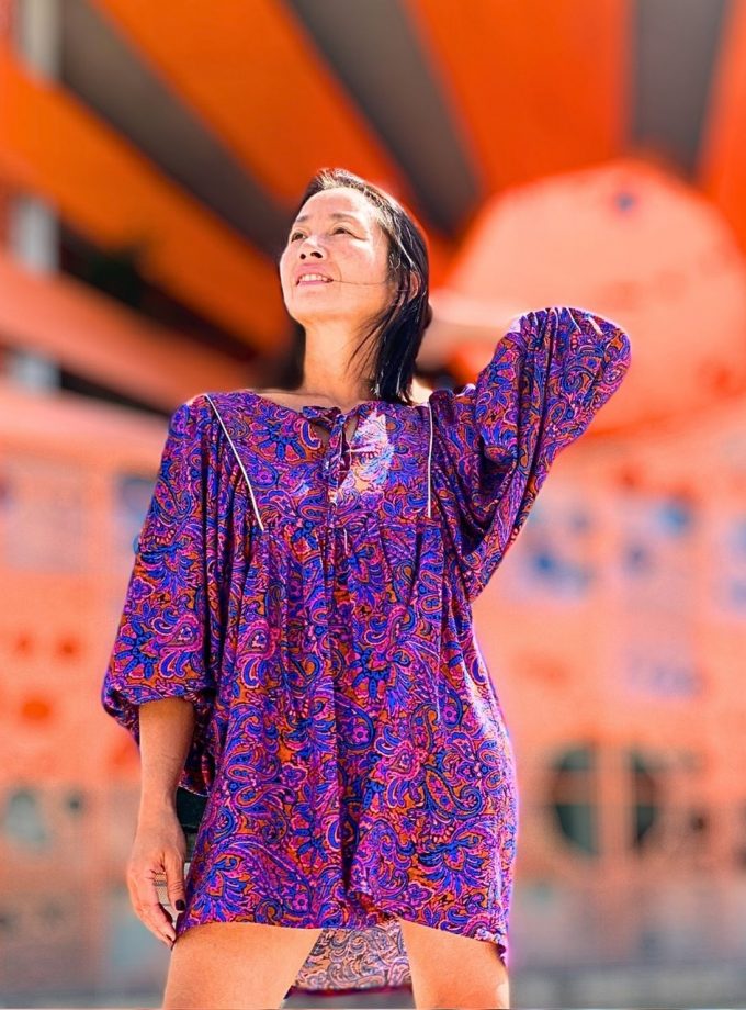 Tissu twill viscose AYURVEDA - Imprimé en France