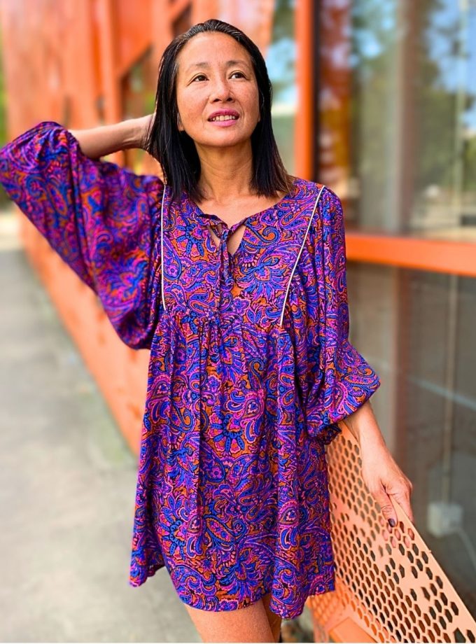 Tissu twill viscose AYURVEDA - Imprimé en France