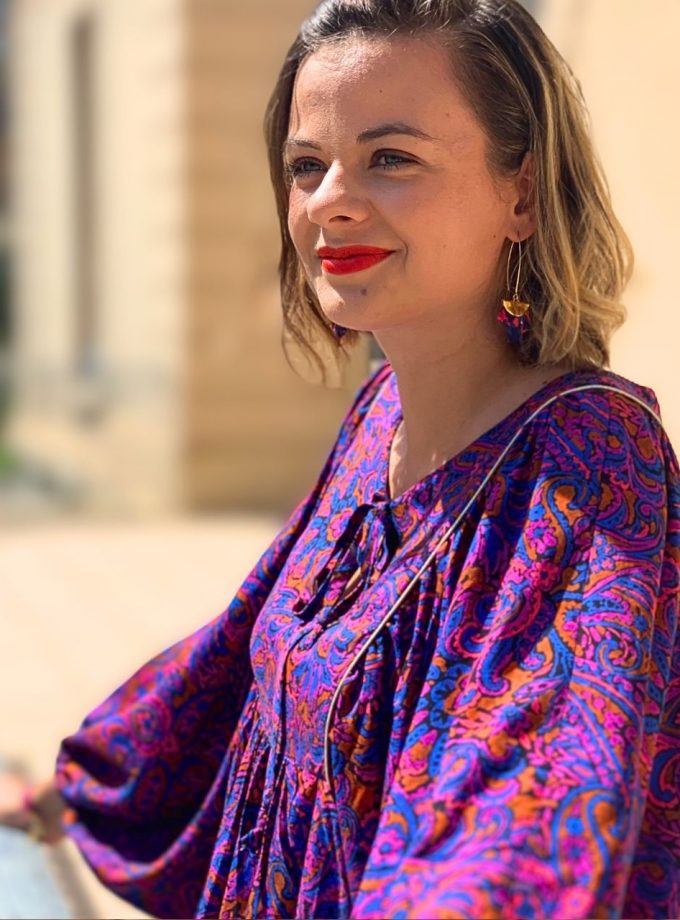 Tissu twill viscose AYURVEDA - Imprimé en France