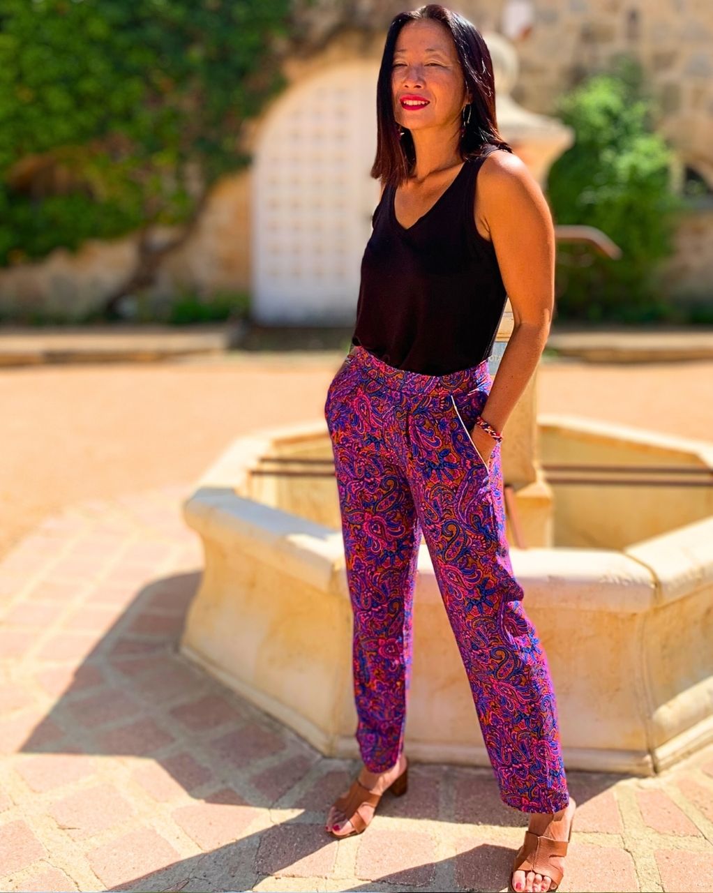 Pantalon Décontracté Femme - Tissu Extensible - Taille Élastique - Pour Tous Les Jours