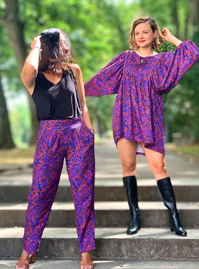 Tissu twill viscose AYURVEDA - Imprimé en France