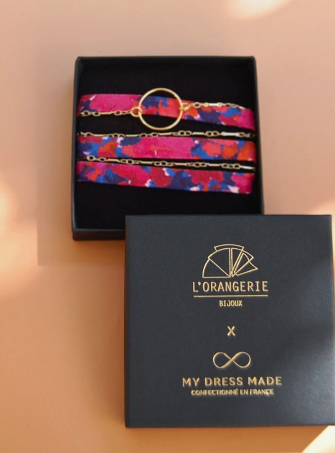 Bracelet 3 tours x bijou de tête Eulalie - Bliss