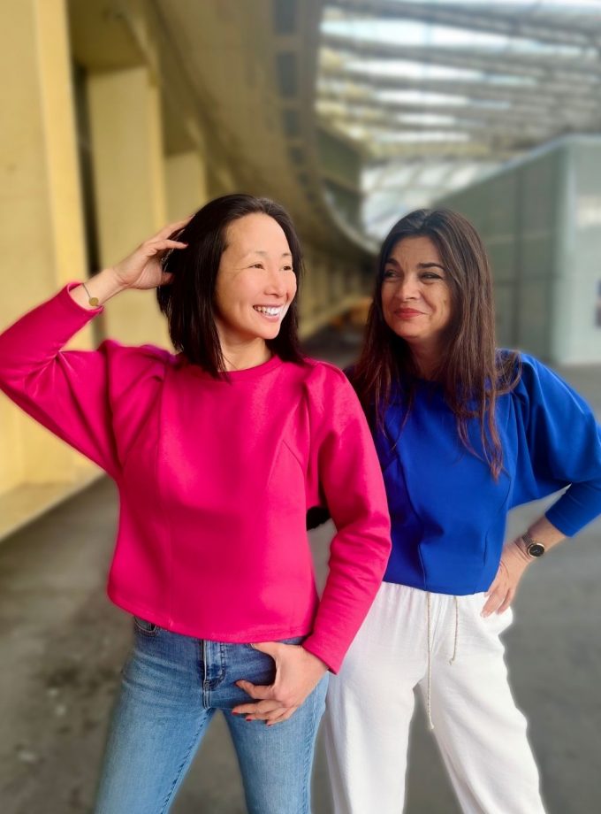 Tissu molleton sweat - Fuschia