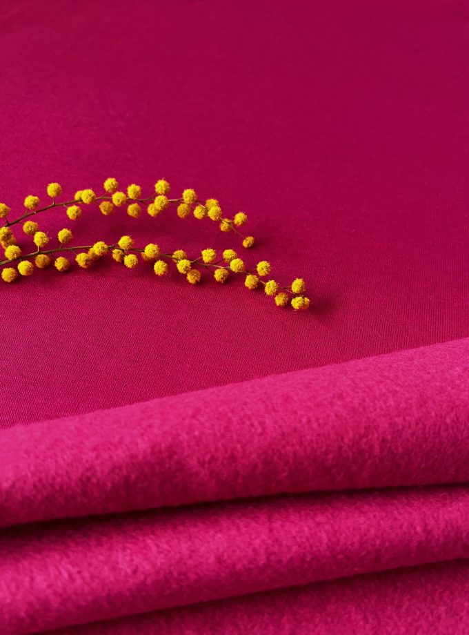 Tissu molleton sweat - Fuschia