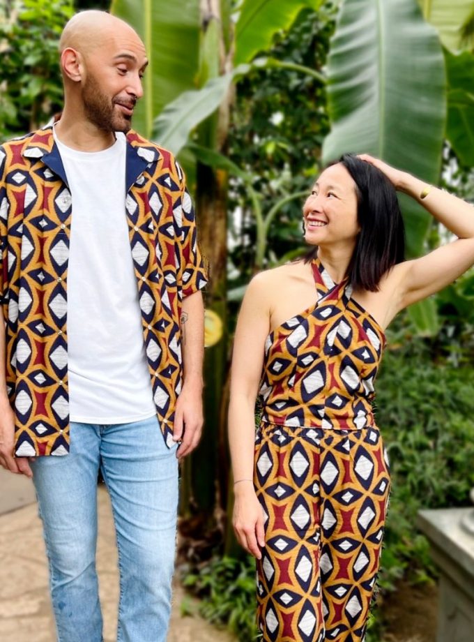 Tissu viscose "Effet Lin" Zanzibar - Rascol x My Dress Made