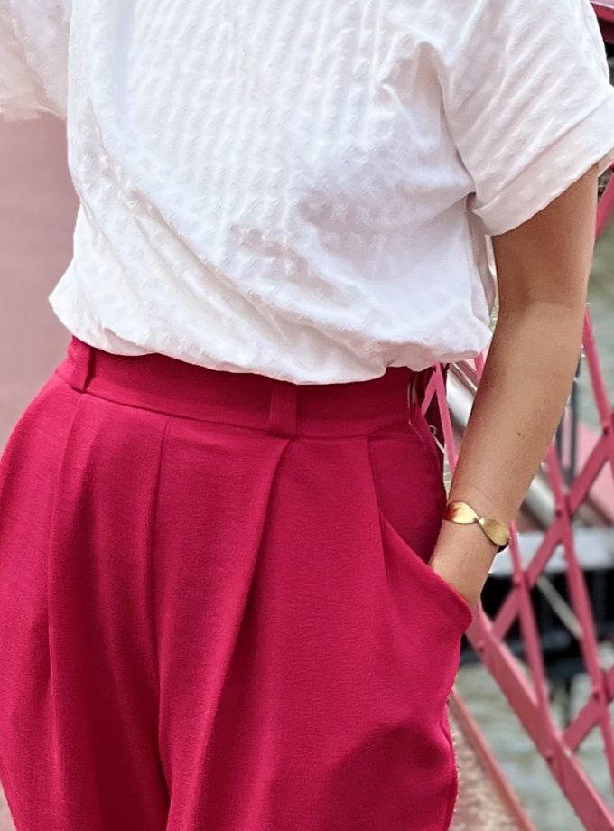 Coupon Crêpe fuschia (150 cm)