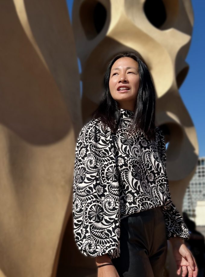 Tissu crêpe viscose TWILIGHT - Imprimé en France