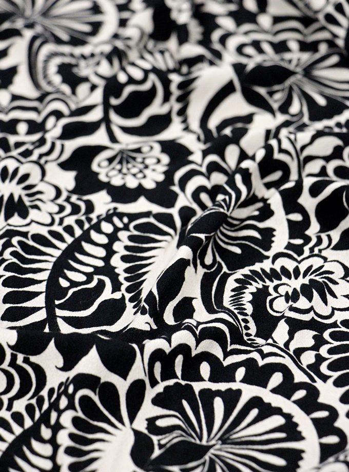 Tissu crêpe viscose TWILIGHT - Imprimé en France