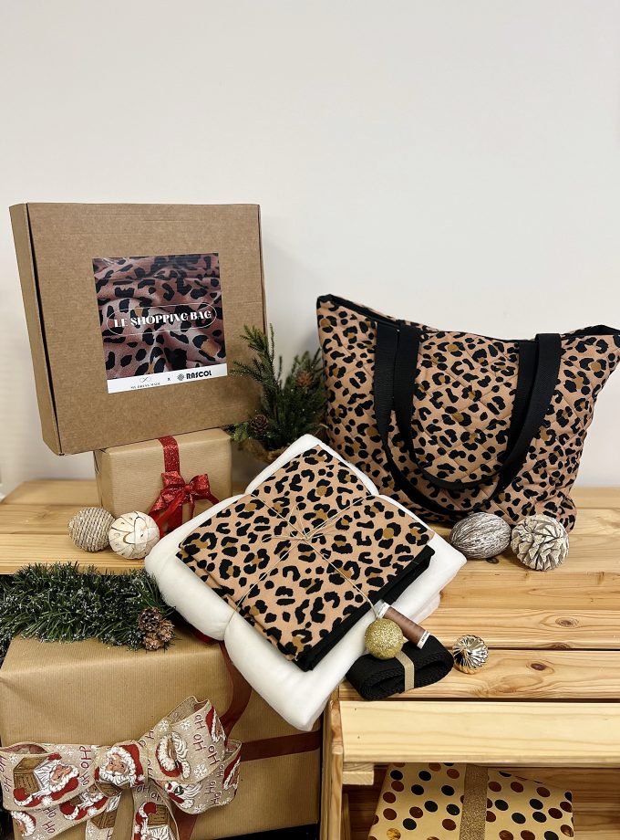 Box couture Shopping Bag léopard - Rascol x My Dress Made