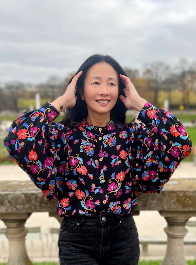 IMAGINE viscose crepe fabric - Printed in France