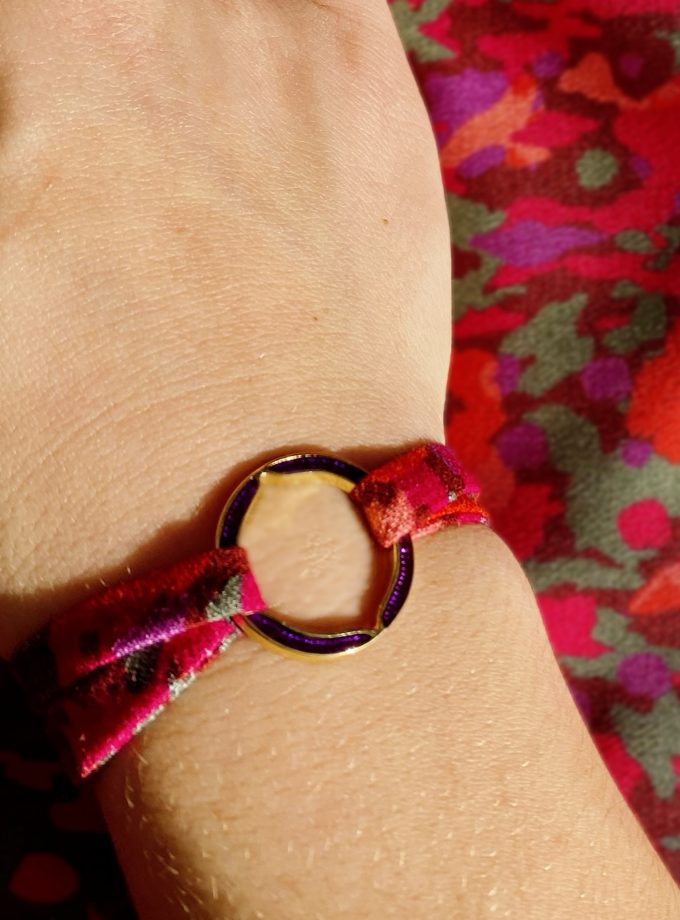 Pack 3 bijoux bracelets "Purple" - Made in France