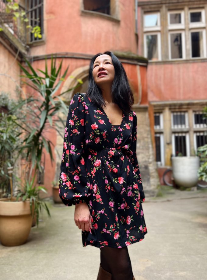 Tissu crêpe viscose Ruby - Imprimé en France