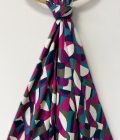 Tissu satin viscose NEO POP - Imprimé en France