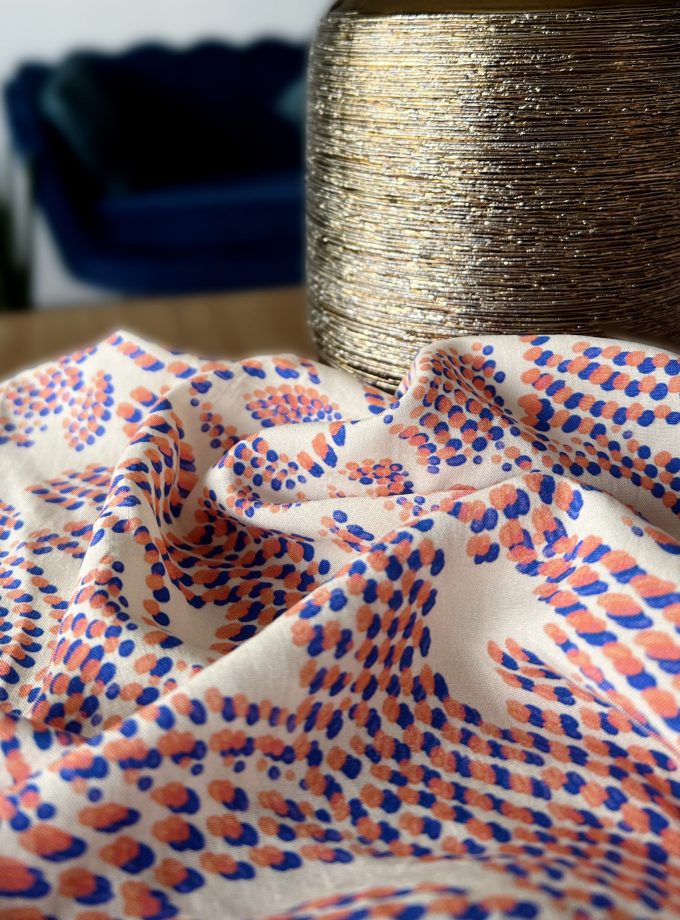 Tissu popeline viscose EOLIA - Imprimé en France