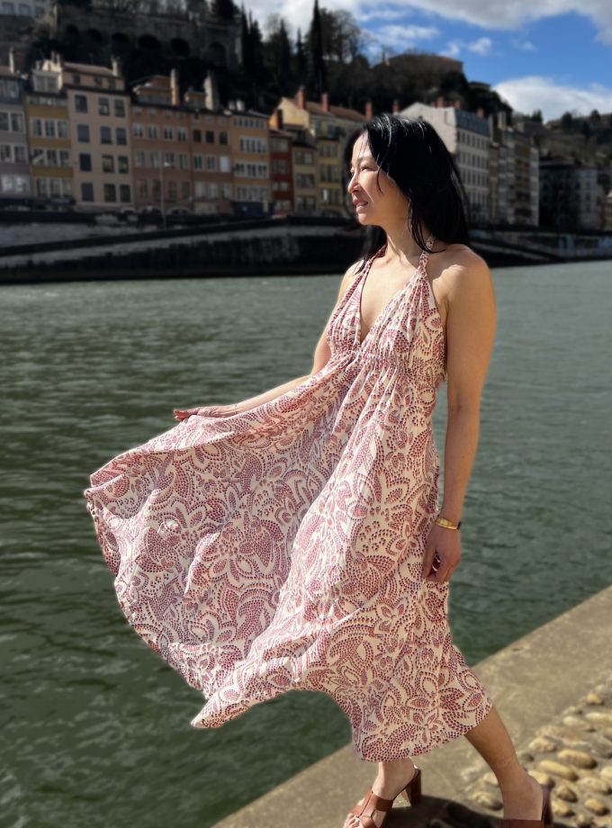 Tissu popeline viscose EOLIA - Imprimé en France