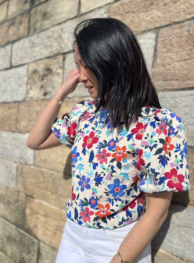 Tissu viscose texturé satiné NAIA - Imprimé en France