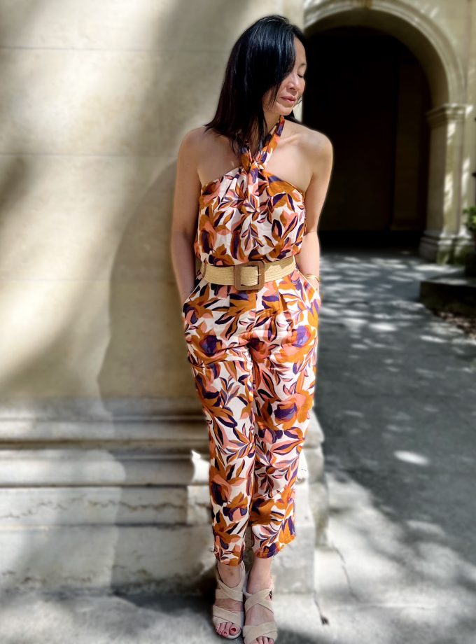 AURORA viscose crepe fabric - Printed in France