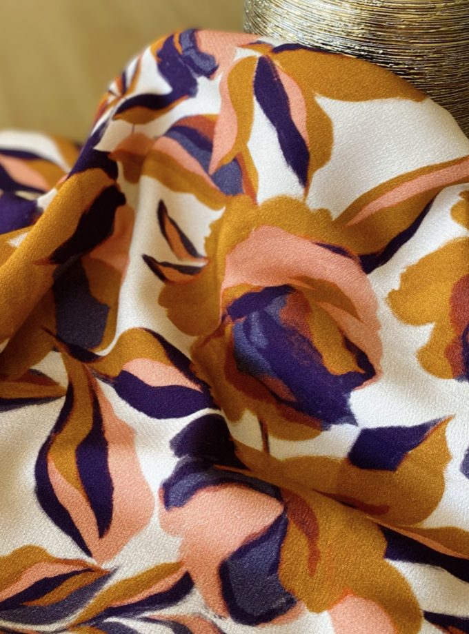 Coupon crêpe viscose Aurora (130 cm)