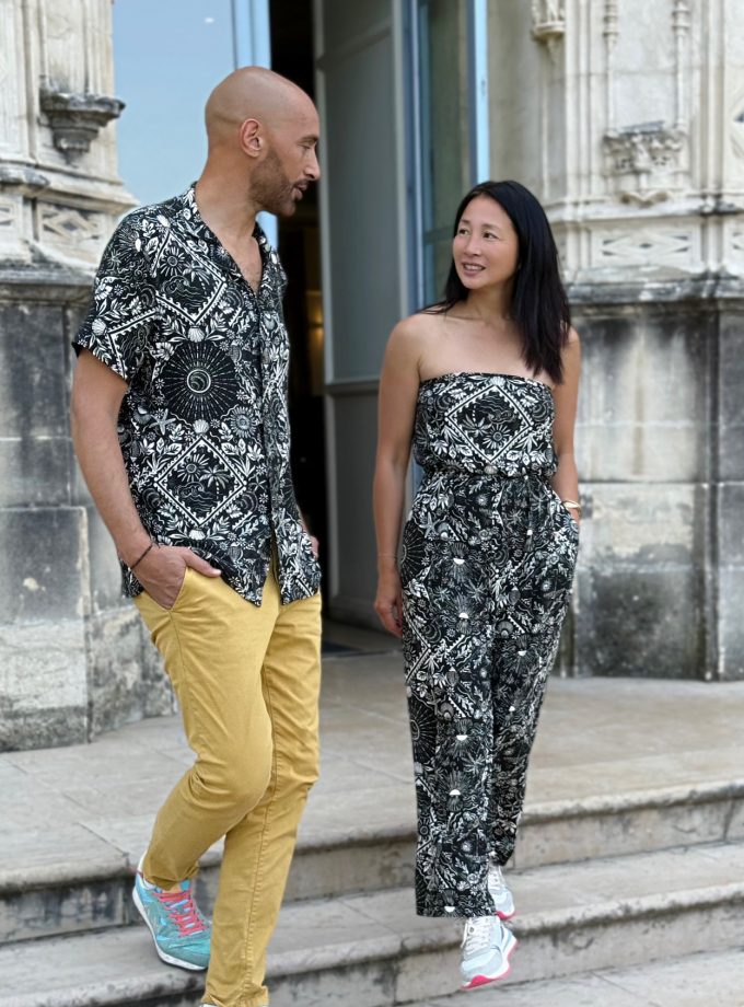 Tissu crêpe viscose Saona - Imprimé en France