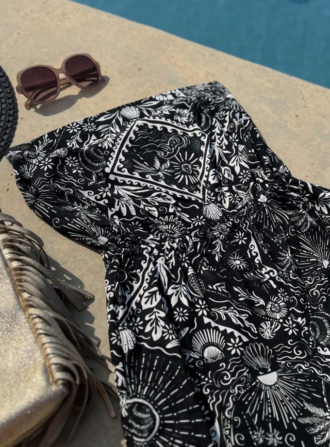 Tissu crêpe viscose Saona - Imprimé en France