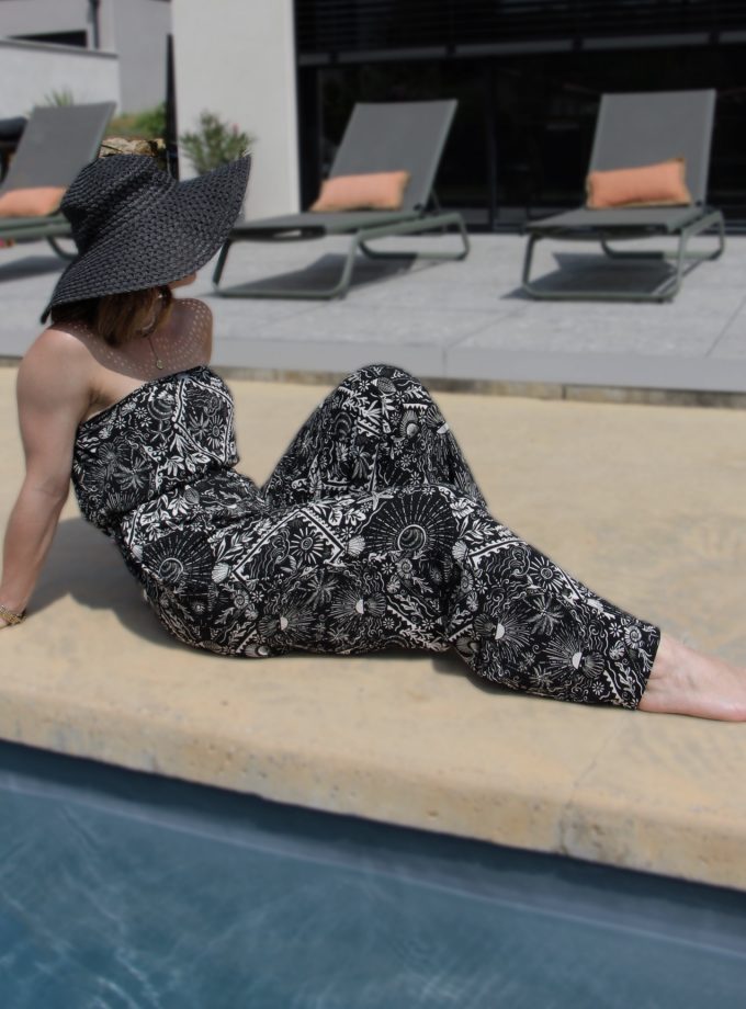 Tissu crêpe viscose Saona - Imprimé en France