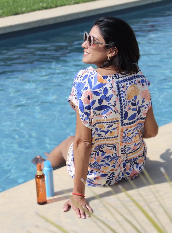 Tissu popeline viscose Gaia - Imprimé en France