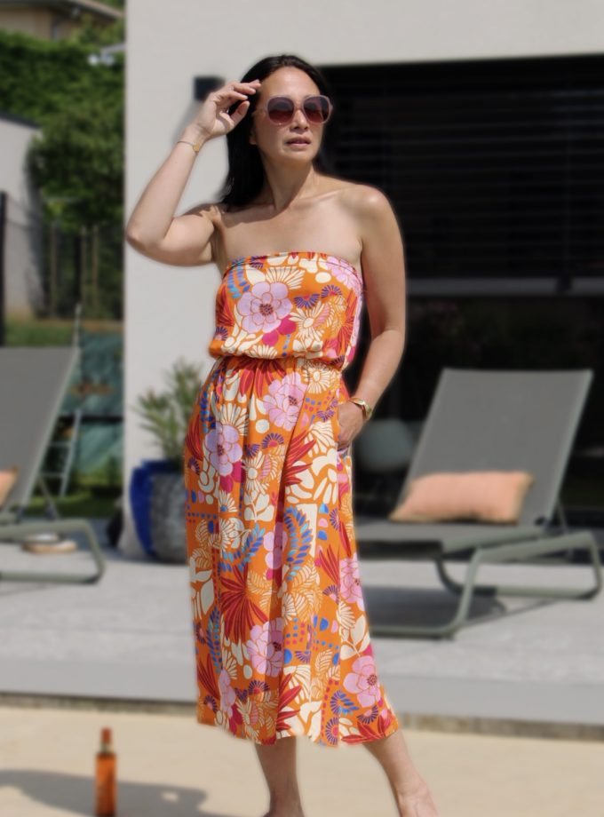 Tissu popeline viscose Moorea - Imprimé en France