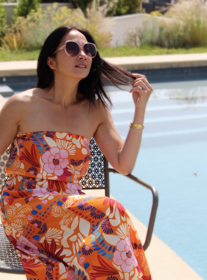 Tissu popeline viscose Moorea - Imprimé en France