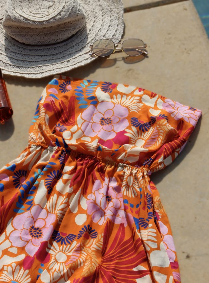 Tissu popeline viscose Moorea - Imprimé en France