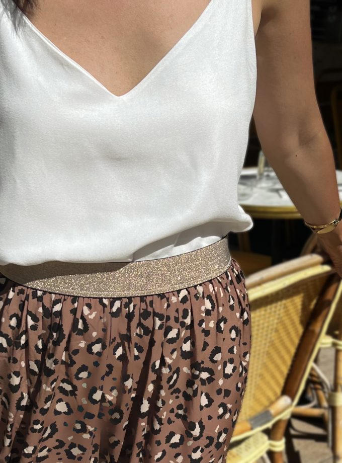 Coffret couture Jupe longue Mocha léopard Editions de Saxe x My Dress Made