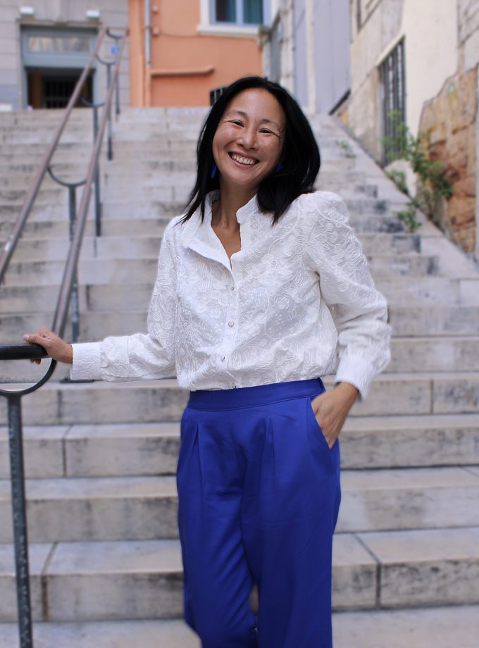 Tissu broderie anglaise coton Alba