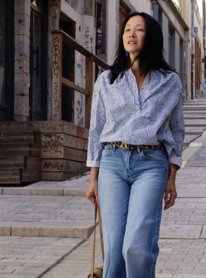 Tissu rayures coton Alyzée - Imprimé en France