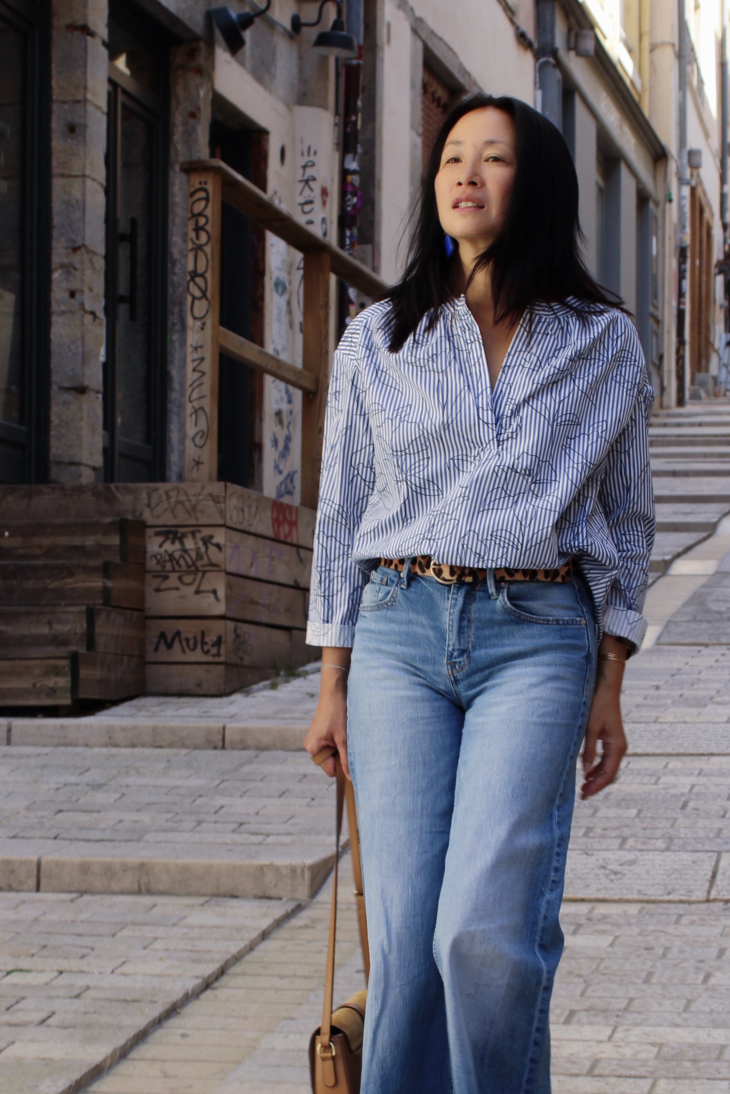 Tissu rayures coton Alyzée - Imprimé en France – Image 8