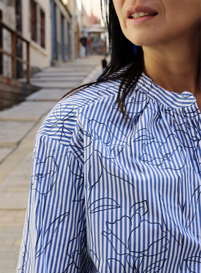 Tissu rayures coton Alyzée - Imprimé en France