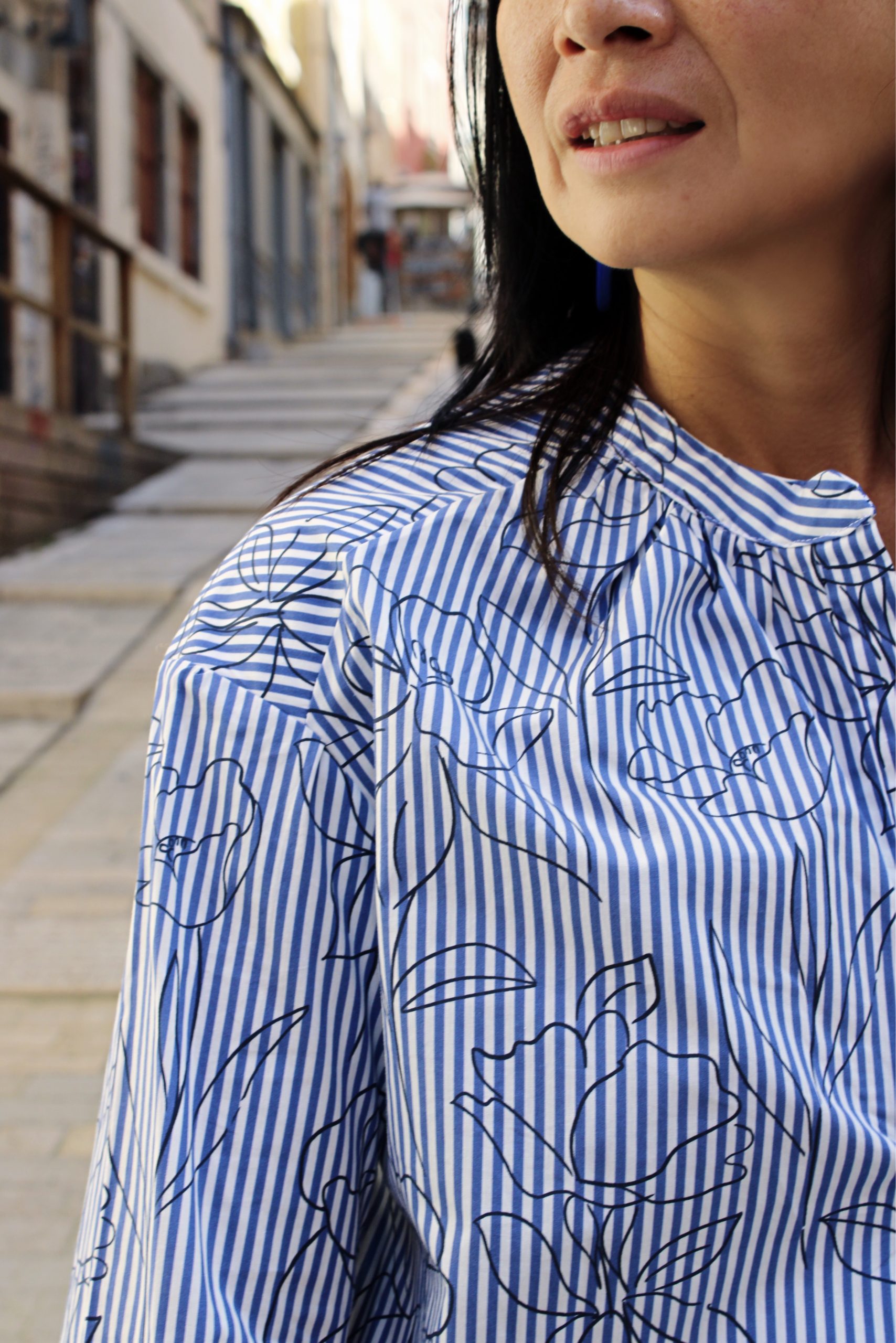 Tissu rayures coton Alyzée - Imprimé en France – Image 7