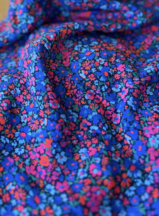 Tissu popeline viscose Capri - Imprimé en France