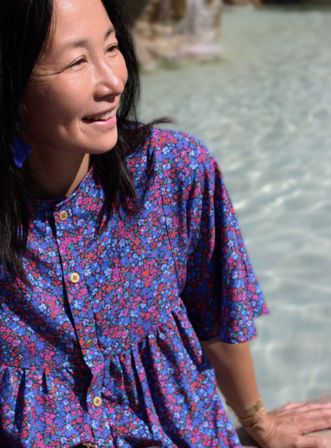 Tissu popeline viscose Capri - Imprimé en France