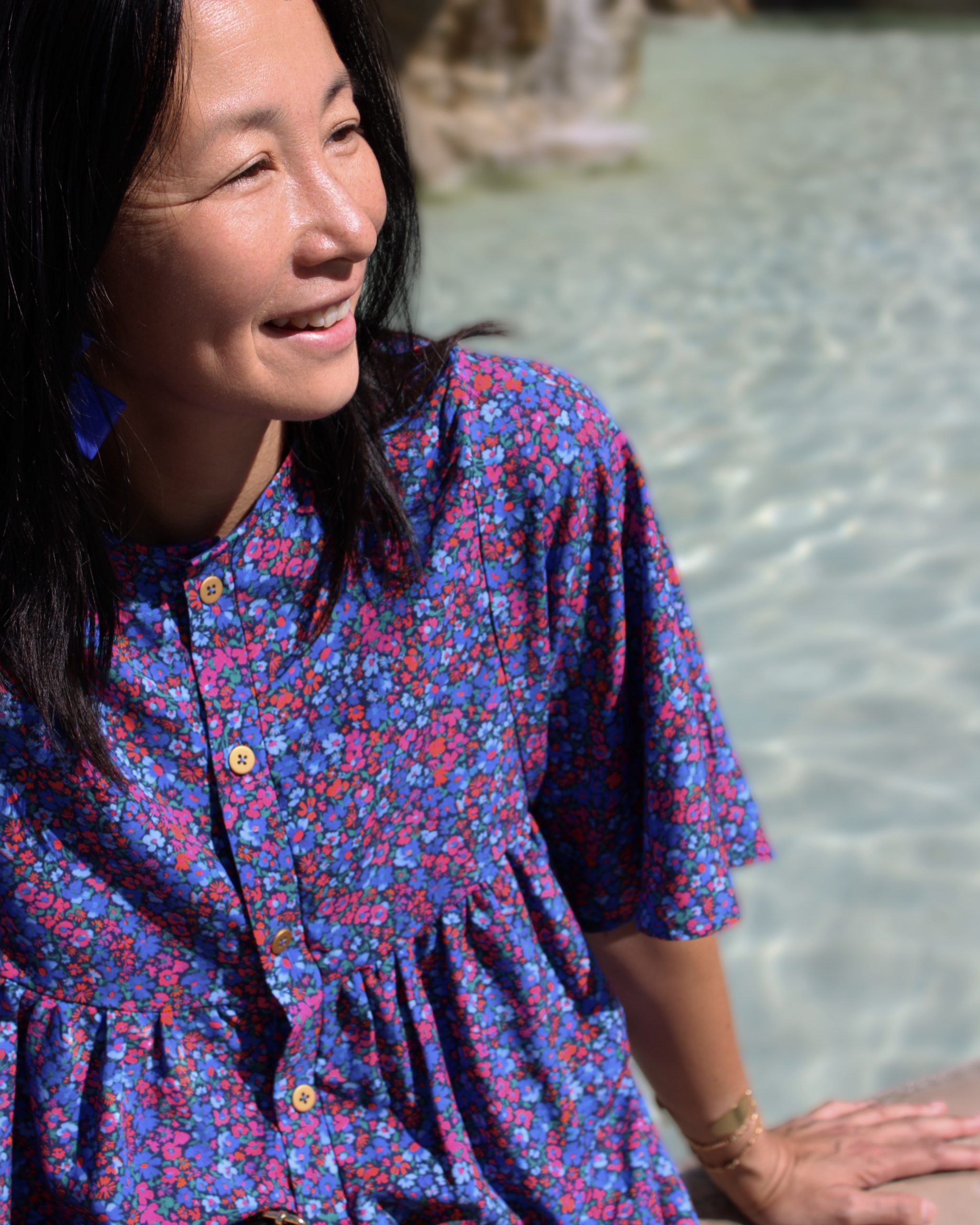 Tissu popeline viscose Capri - Imprimé en France – Image 8